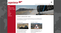 Desktop Screenshot of experience.de